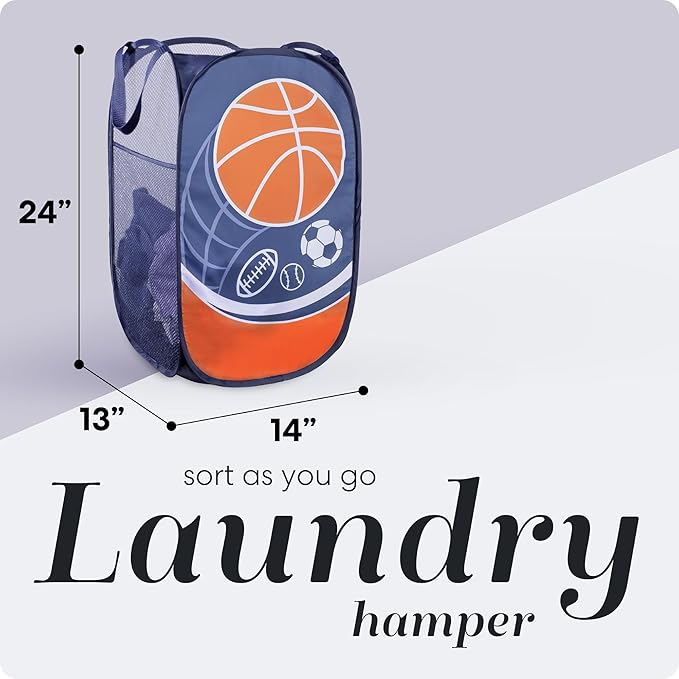 Handy Laundry Collapsible Mesh Pop Up Hamper - Image 2