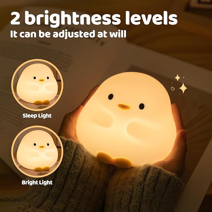 Rytinazzz Duck Night Light, Color Changing Mode & 50-Hour Battery, Squishy - Image 3