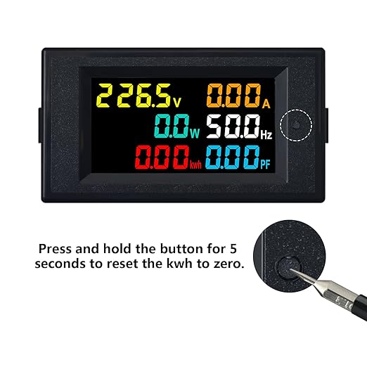 KETOTEK Digital Ammeter Voltage Meter AC 40-300V 100A Power Energy Panel Meter - Image 4