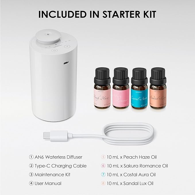 Airversa Waterless Essential Oil Diffuser Starter Kit - Image 6