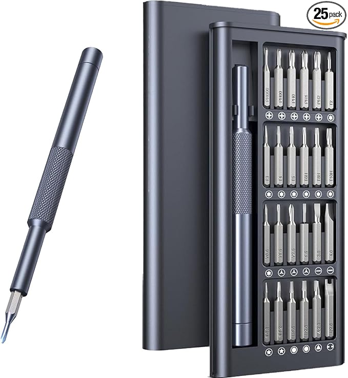 Card Holder 25-IN-1 Precision Small Screwdriver Set, Professional Mini Bit Tool by Unknown