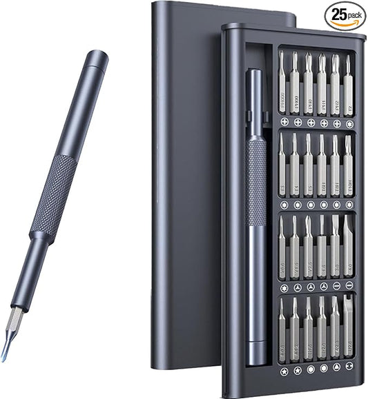 Card Holder 25-IN-1 Precision Small Screwdriver Set, Professional Mini Bit Tool by Unknown