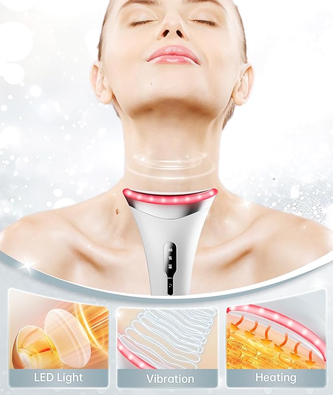 Dopsikn Red Light Therapy for Face and Neck, 7 Color Facial Massager - Image 2