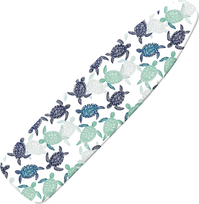 Extra Thick Ironing Board Cover and Pad, Sea Turtle 15x54 Ironing Board Cover by Cliduli
