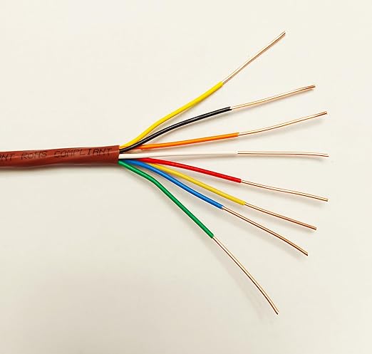 EASTWIRE 18/8 50ft Thermostat Wire, Solid Copper Wire, 18 Gauge Conductor - Image 2