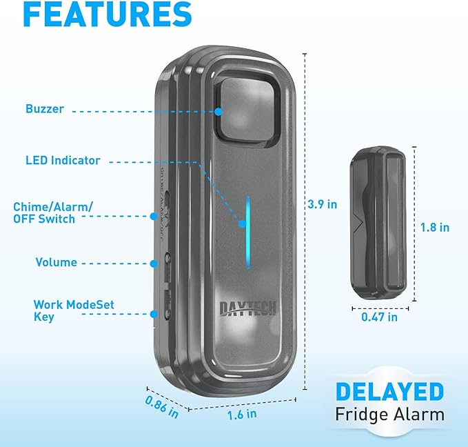 Daytech Refrigerator & Freezer Door Alarm - Image 8