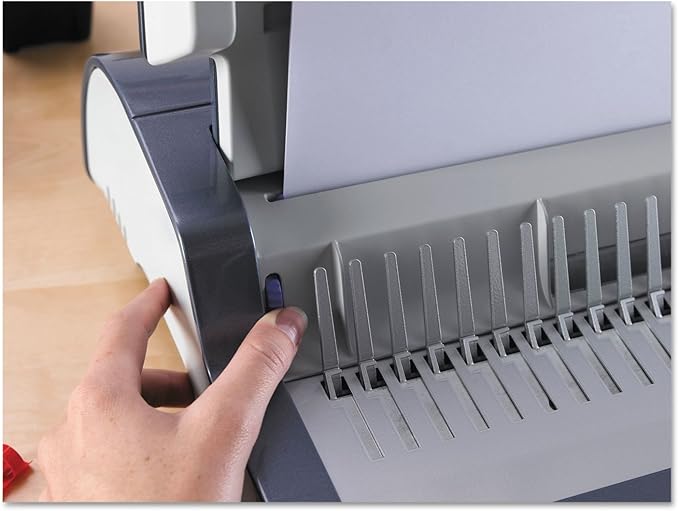 Fellowes 5216901 Quasar 500 Electric Comb Binding System, 16 7/8 x 15 3/8 x 5 - Image 6