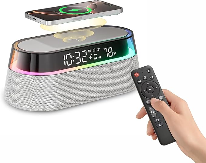 KUANGXIANG 6-in-1 Bluetooth Speaker Alarm Clock by Unknown