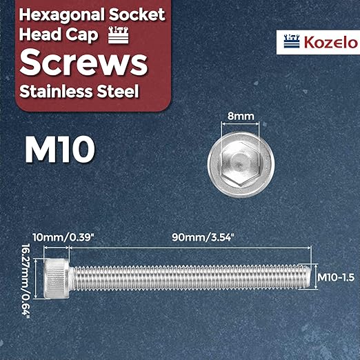 Kozelo 2pcs Socket Head Cap Screws - Image 2