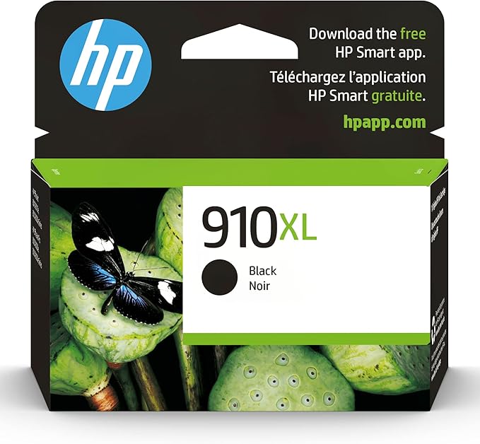 HP 910XL Black High-Yield Ink Cartridge | Works by HP