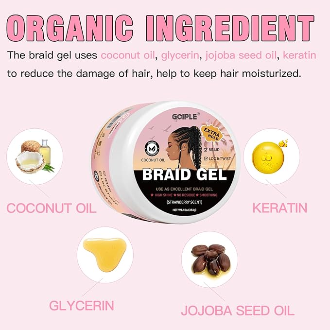 16oz Big Capacity Braid Gel Good - Image 3