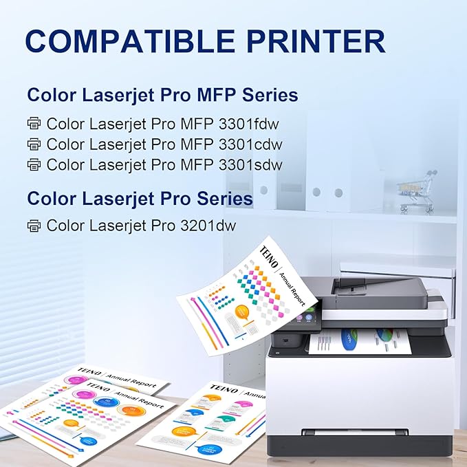 218A Toner Cartridges 4 Pack Compatible Replacement - Image 2