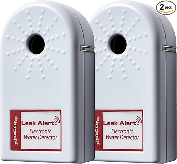 Zircon Leak Alert Water Leak Detector & Flood Sensor Alarm/Water Leak Sensor by Zircon