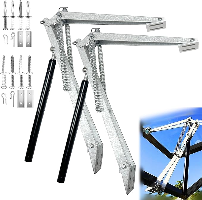 2PCS Greenhouse Window Opener, Auto Vent Opener, Solar Sensitive Automatic Roof by XISOCO