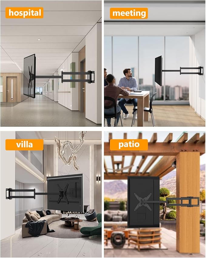 48'' Extension Extra Long Arm TV Wall Mount - Image 9