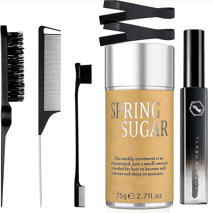7 Pcs Hair Wax and Edge Control Set by SPRINGSUGAR