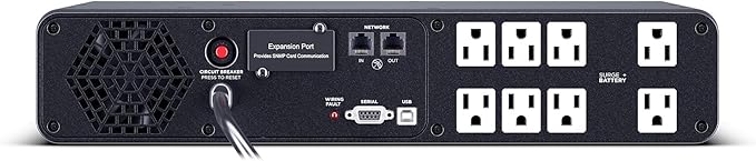 CyberPower CP1500PFCRM2U PFC Sinewave UPS Battery Backup and Surge Protector - Image 2