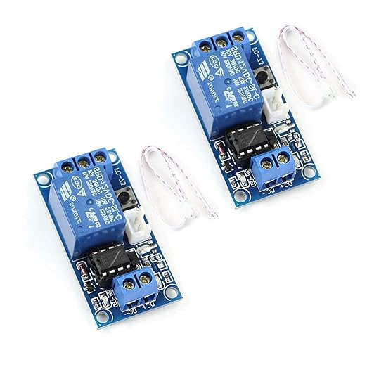 hiBCTR 4-Pack SPST Bistable Relay Module 12VDC - Image 2