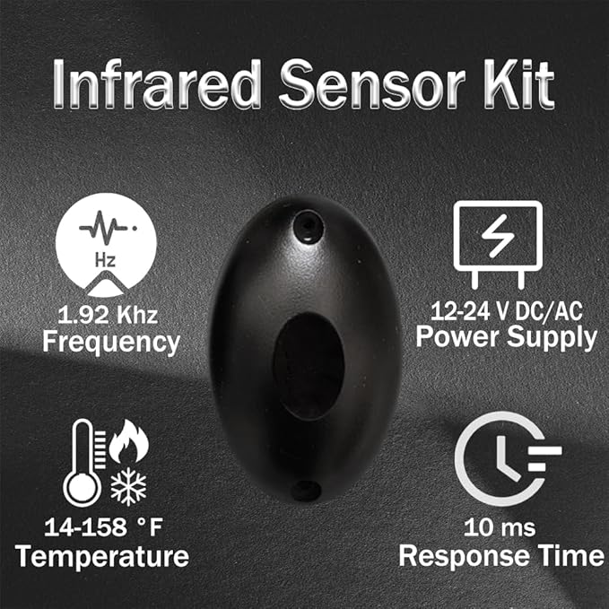 Safety Photocell Infrared Beam Sensor Photoelectric Motion Detector - Image 3