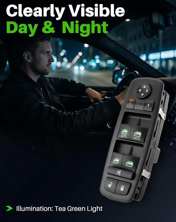 Dacall Power Window Switch Fit for 2009 2010 2011 2012 Dodge Ram 1500 2500 3500 - Image 6
