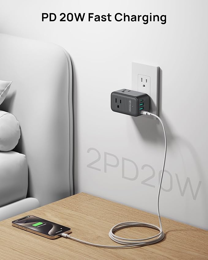 TROND 2 Pack Outlet Extender - Image 5
