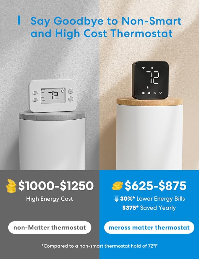 meross Smart Thermostat for Home, WiFi Thermostat Works - Image 4