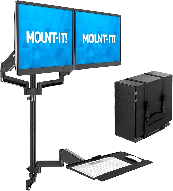 Mount-It! Wall Mount Workstation by Mount-It