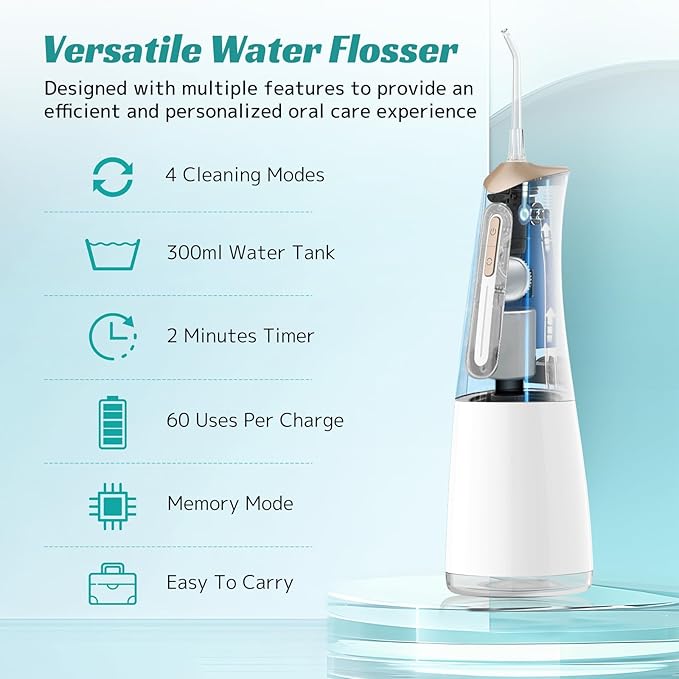 FlossJet Water Dental Flosser Cordless Oral Irrigator - Image 2