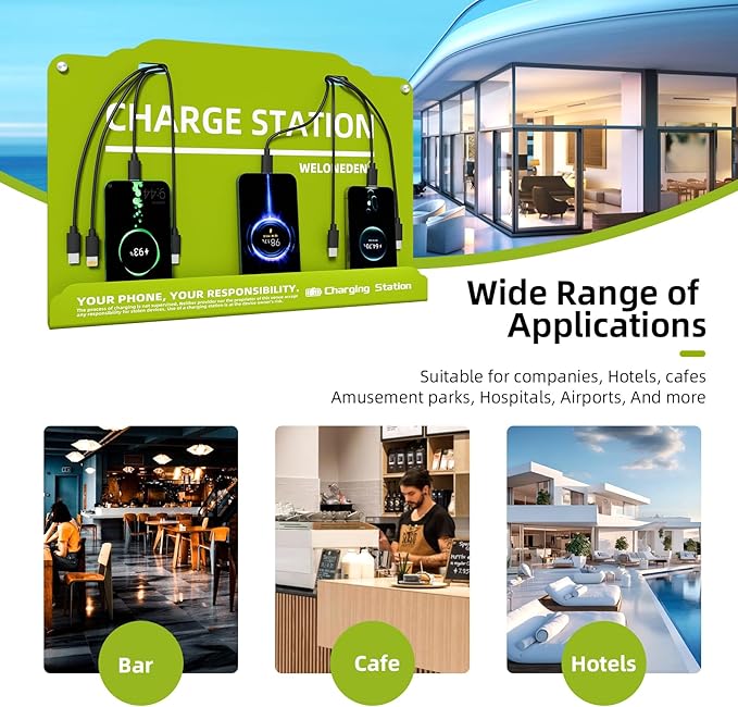 Wall Mounted Cell Phone Charging Station Mobile Phone Charging Station | Fast - Image 4