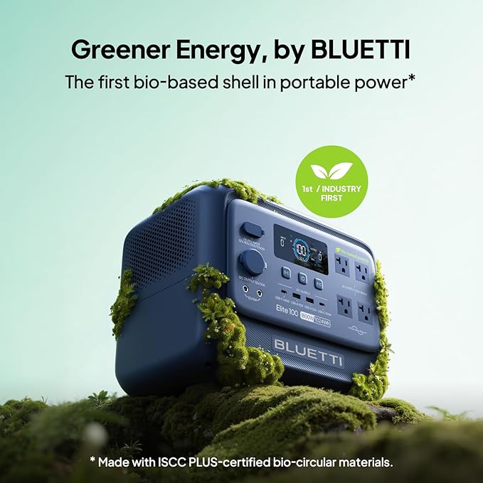 BLUETTI Elite 100 V2 Portable Power Station, 1024Wh LFP Battery Backup w/ 4 - Image 2