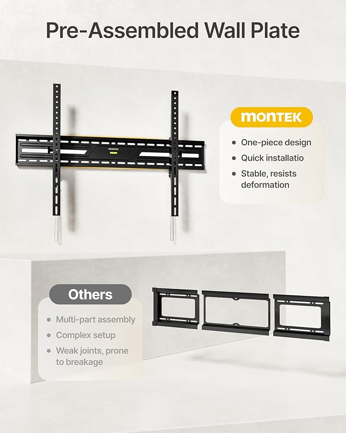 monTEK 15°Full Tilting TV Wall Mount - Image 6