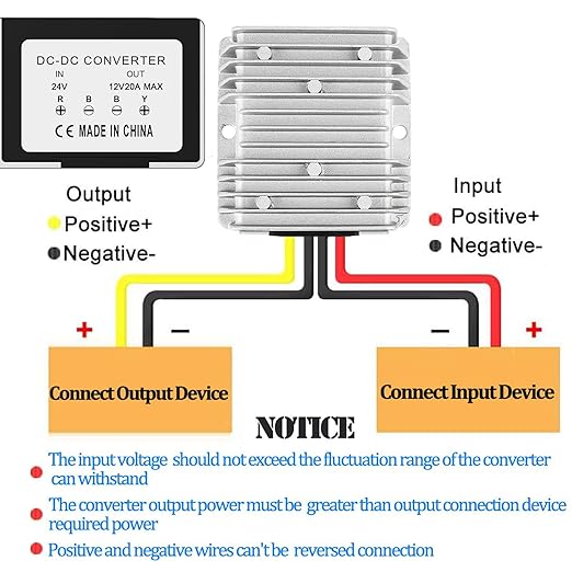 DC Voltage Reducer DC 24V Step Down to 12V 20A 240W Voltage Regulator Power - Image 5