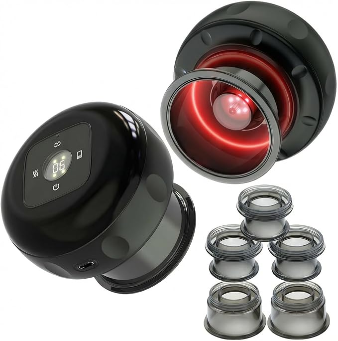 Portable Electric Cupping Massage Therapy Set by Unknown
