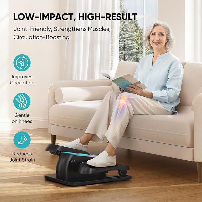 Dripex Under Desk Elliptical Machine, Electric Leg Exerciser While Sitting - Image 6