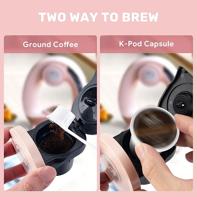 Single Serve Coffee Maker, Fast Brew in 2 minutes, Stylish＆Compact Design - Image 3