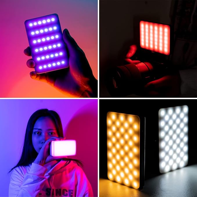 VIJIM VL120 RGB Video Light, Portable LED Camera Light Panel 0-360 Full Color - Image 6
