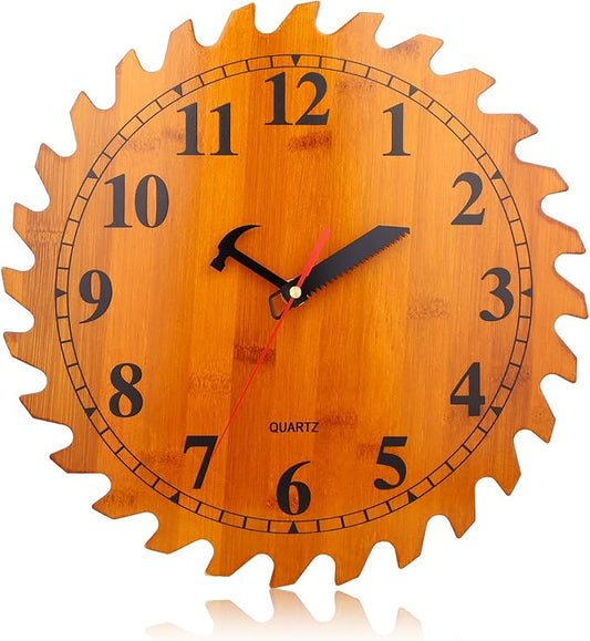CIGERA 12 Inch Wood Wall Clock by CIGERA