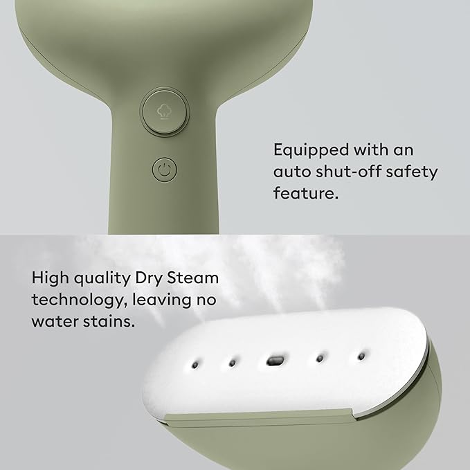 Steamery Handheld Clothes Steamer Cirrus 3, US Plug, Heated Ironing Plate - Image 4