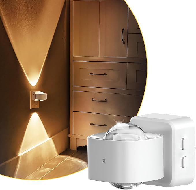 L LOHAS LED Night Lights Plug into Wall, Night Light Projector, Dusk to Dawn by LLOHASLED