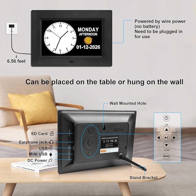 Jaihonda Dementia Clock for Seniors Digital Clock - Image 7