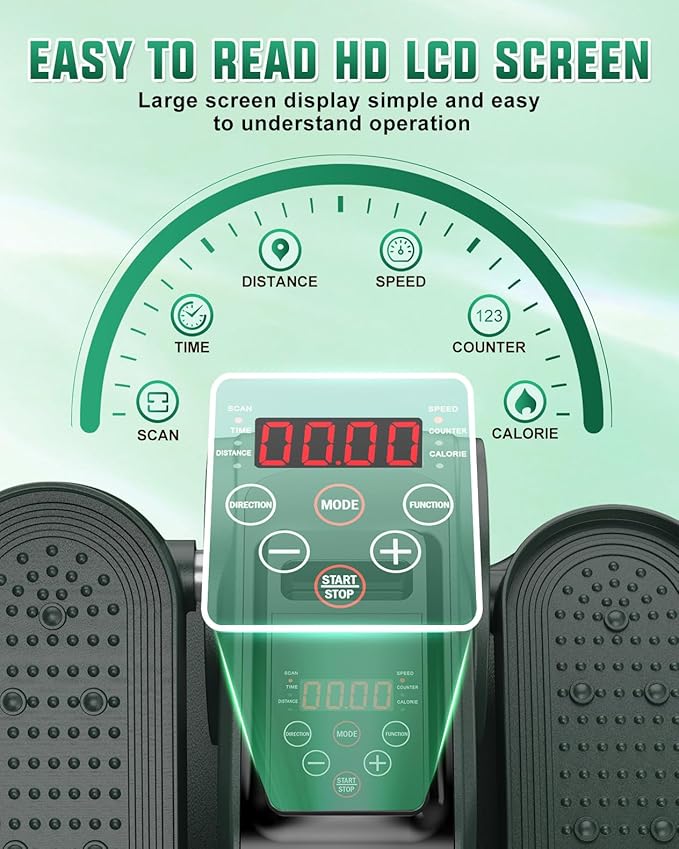 VIVURN® 019 Under Desk Elliptical 12 Adjustable Speeds Motorized Leg Exerciser - Image 4