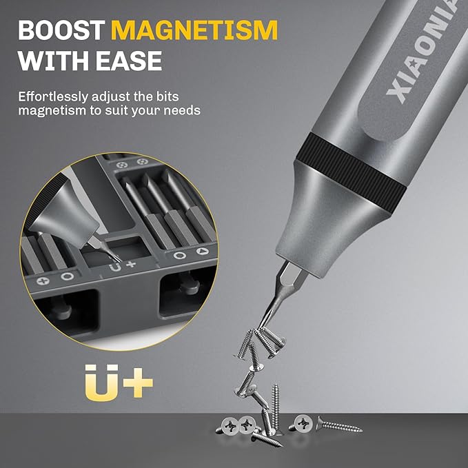 52 in 1 Electric Screwdriver Set, XIAONIAN 3.7V Mini Precision Screwdriver Set - Image 7