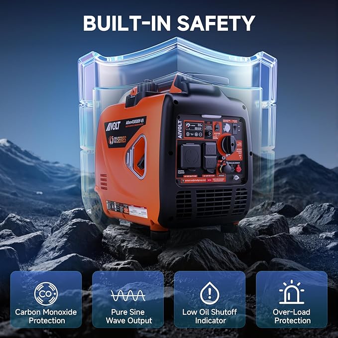 Dual Fuel Inverter Generator 4300W - Image 5