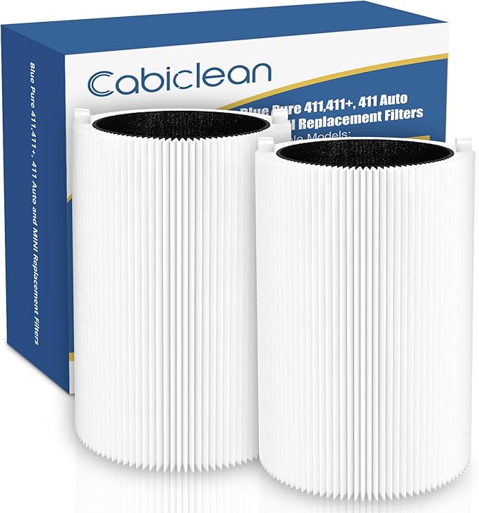 Blue Pure 411 Replacement Filters Compatible by Cabiclean