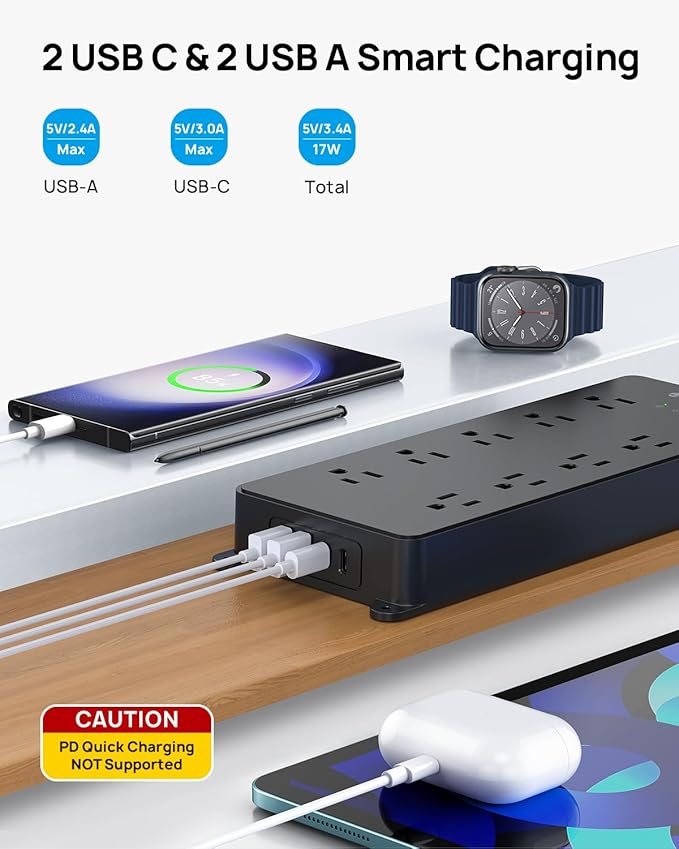 TROND Power Strip Surge Protector - Image 5