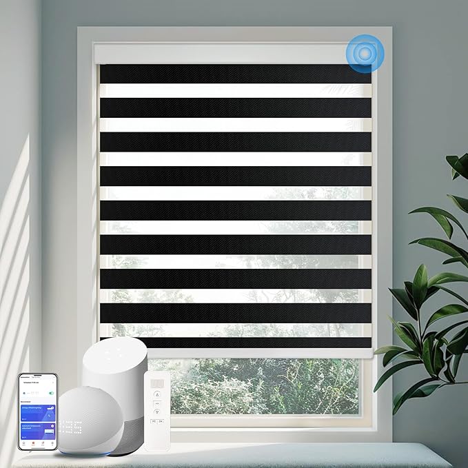 COOLWINDS Motorized Zebra Blinds by Home