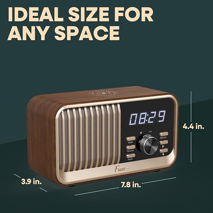 Fuse Hark Bluetooth Radio Speaker | Wireless 10W Charger | FM Radio Speaker - Image 5