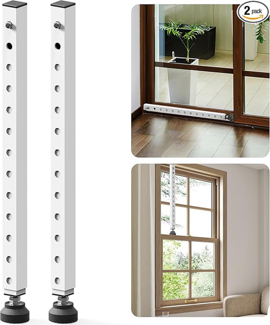 Gadgetzan Window Security Bar, 17-33 inch Adjustable Sliding Door Security Bar by Ourproductsarededicatedtobringingyouconvenience