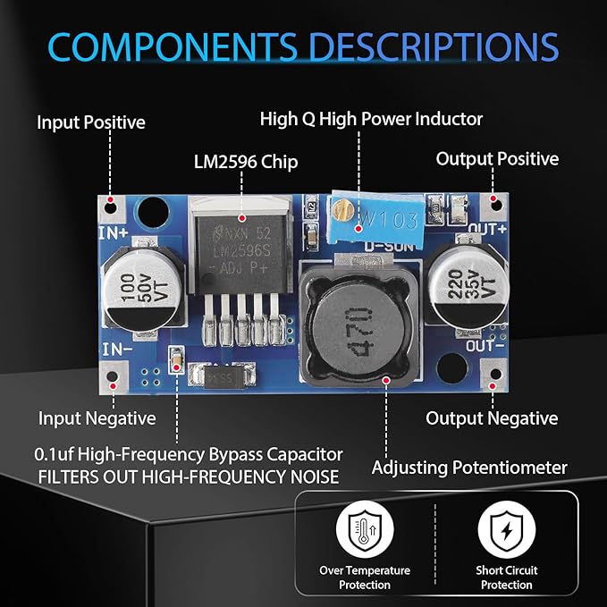 DROK LM2596 Buck Converter - Image 2