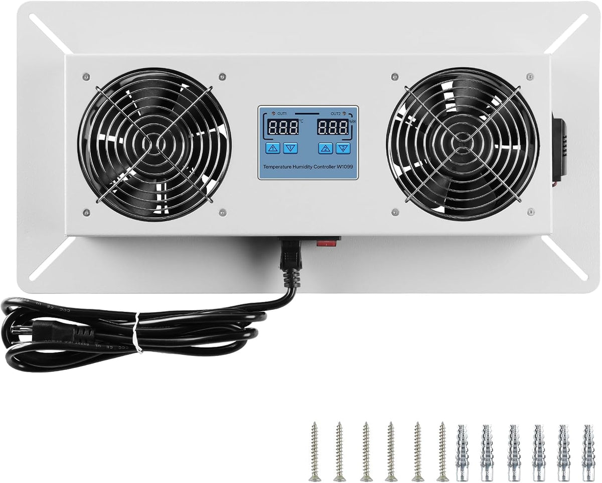 Pewoaoa 240 CFM Crawlspace Vent Fan,